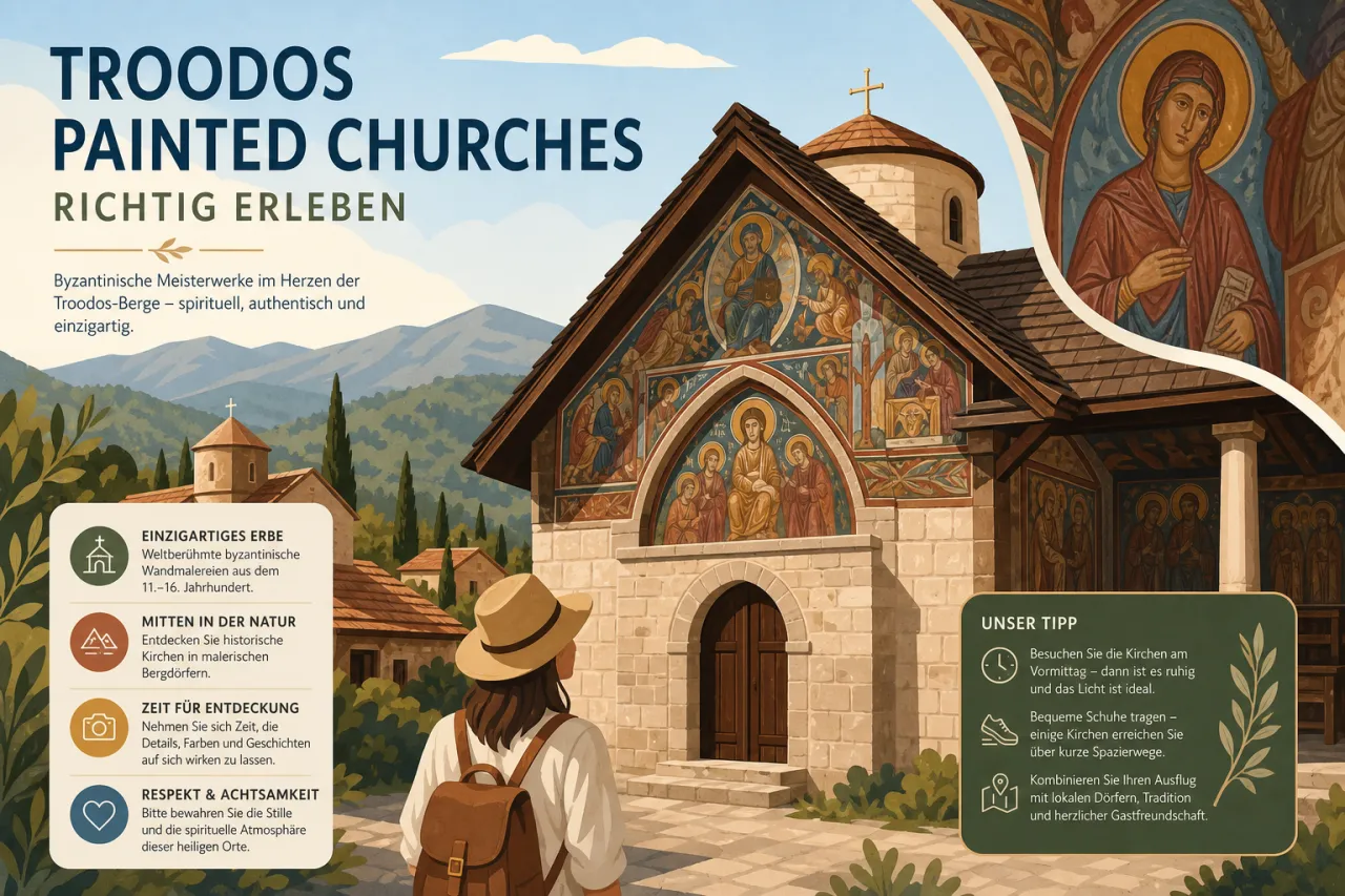 Troodos Painted Churches: Bemalte Kirchen und religiöses Erbe