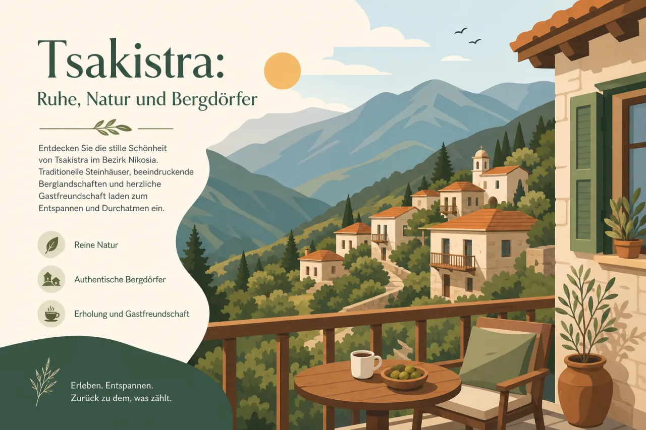 Tsakistra: Ein ruhiger Rückzugsort mit beeindruckender Natur