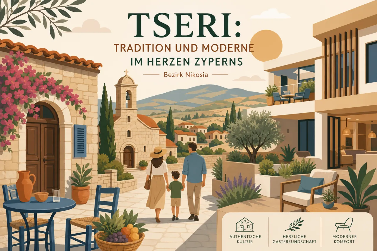 Tseri: Tradition und Moderne im Herzen Zyperns