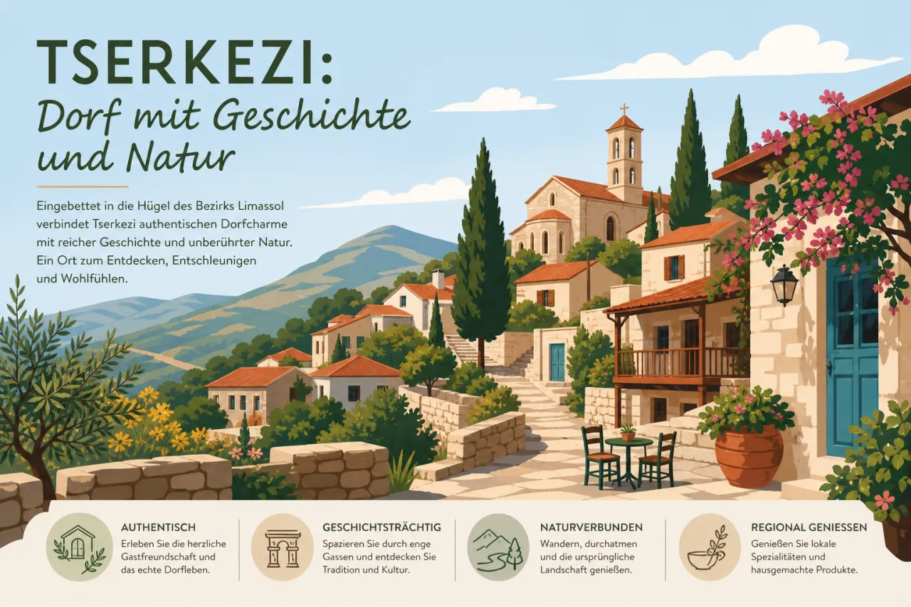Tserkezi: Ein charmantes Dorf mit reicher Geschichte