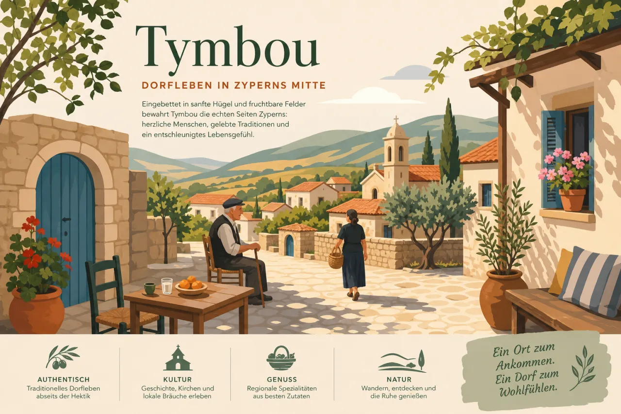 Tymbou: Authentisches zyprisches Dorfleben erleben