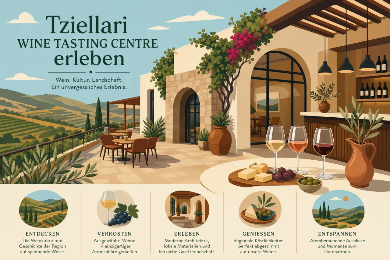 Tziellari Wine Tasting Centre: Verkostungszentrum und Weingut erleben