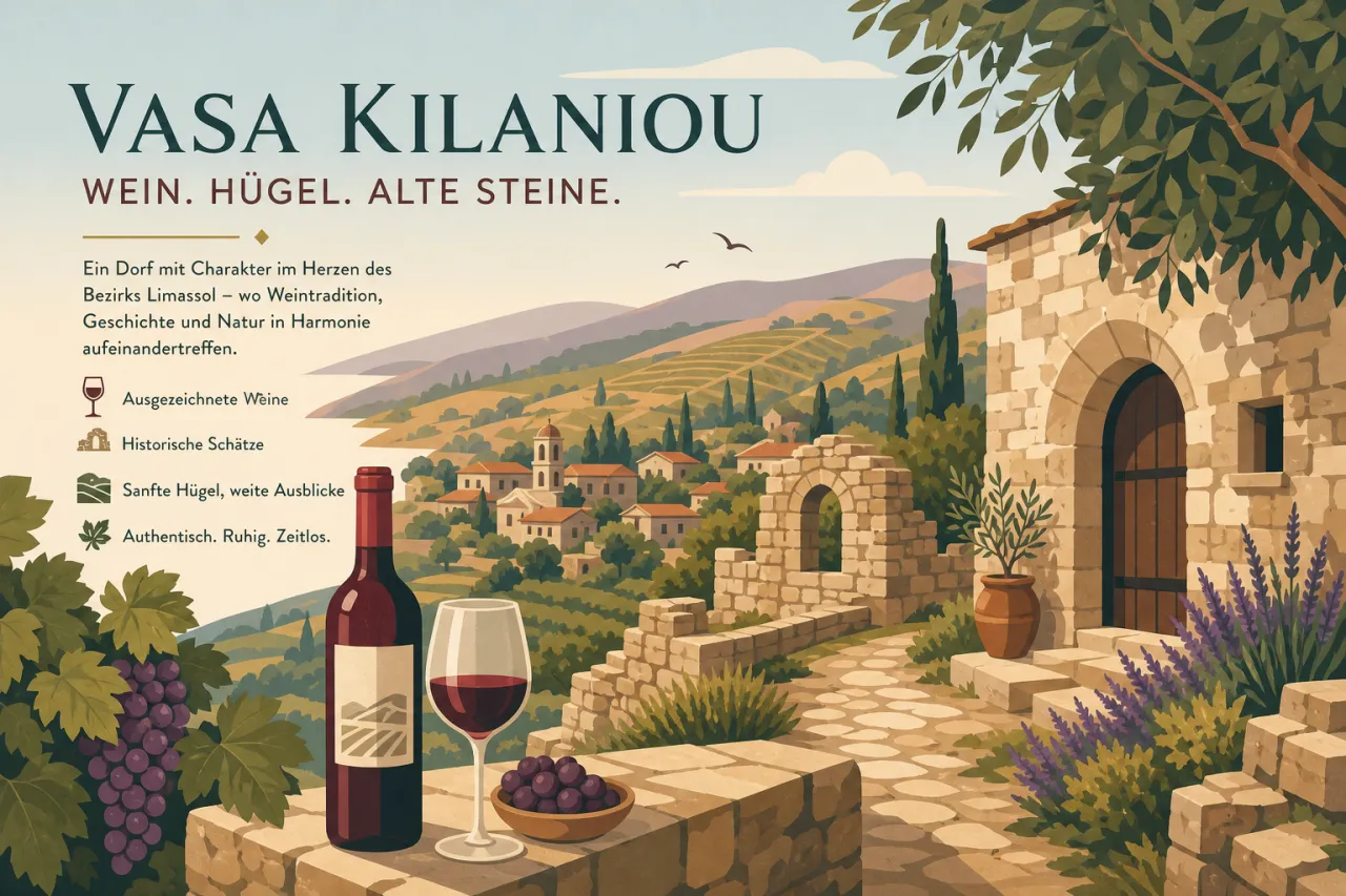 Vasa Kilaniou: Berühmt für Wein und malerische Landschaften