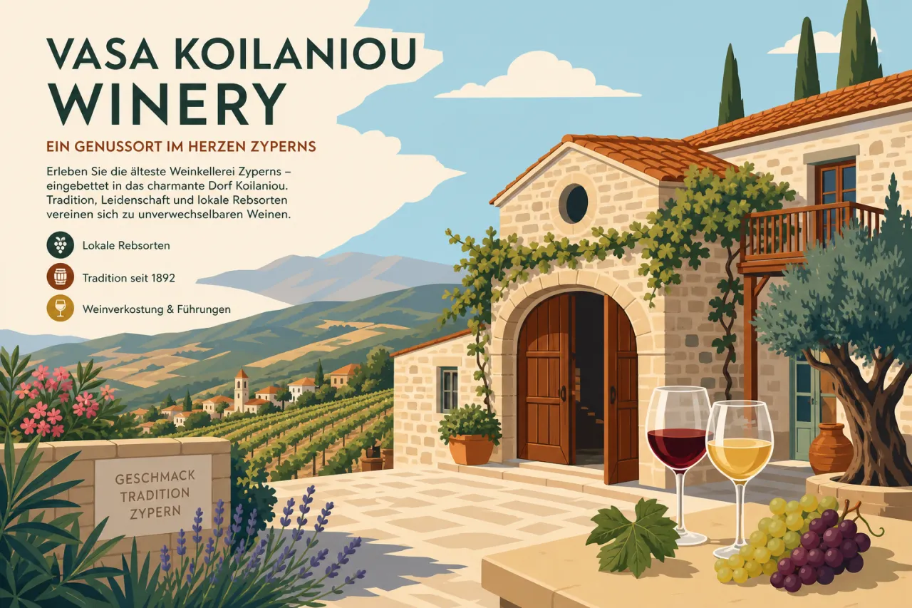 Vasa Koilaniou Winery: Traditionelles Weingut im Herzen Zyperns