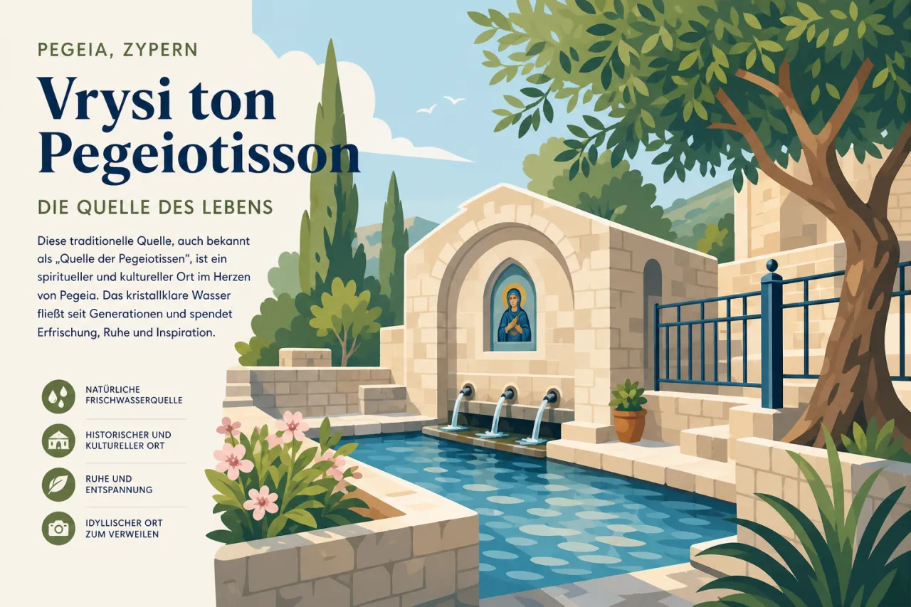Vrysi ton Pegeiotisson: Traditionelle Wasserquelle in Pegeia