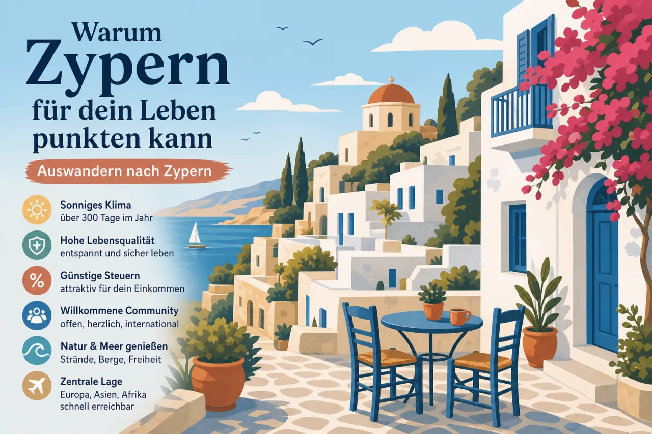 Warum Zypern? Die Vorteile des Lebens auf der Mittelmeerinsel