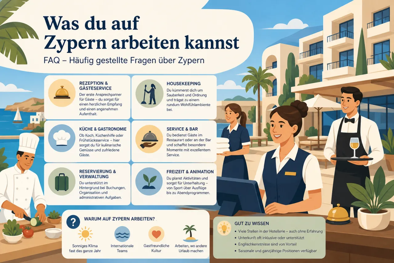 Was du auf Zypern arbeiten kannst