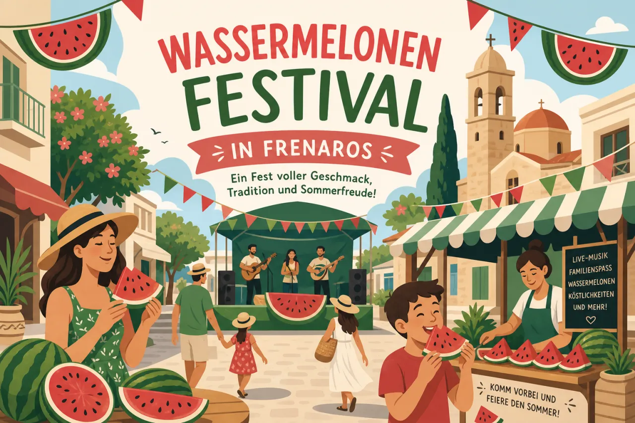 Wassermelonen Festival in Frenaros: Erfrischung und Sommervergnügen