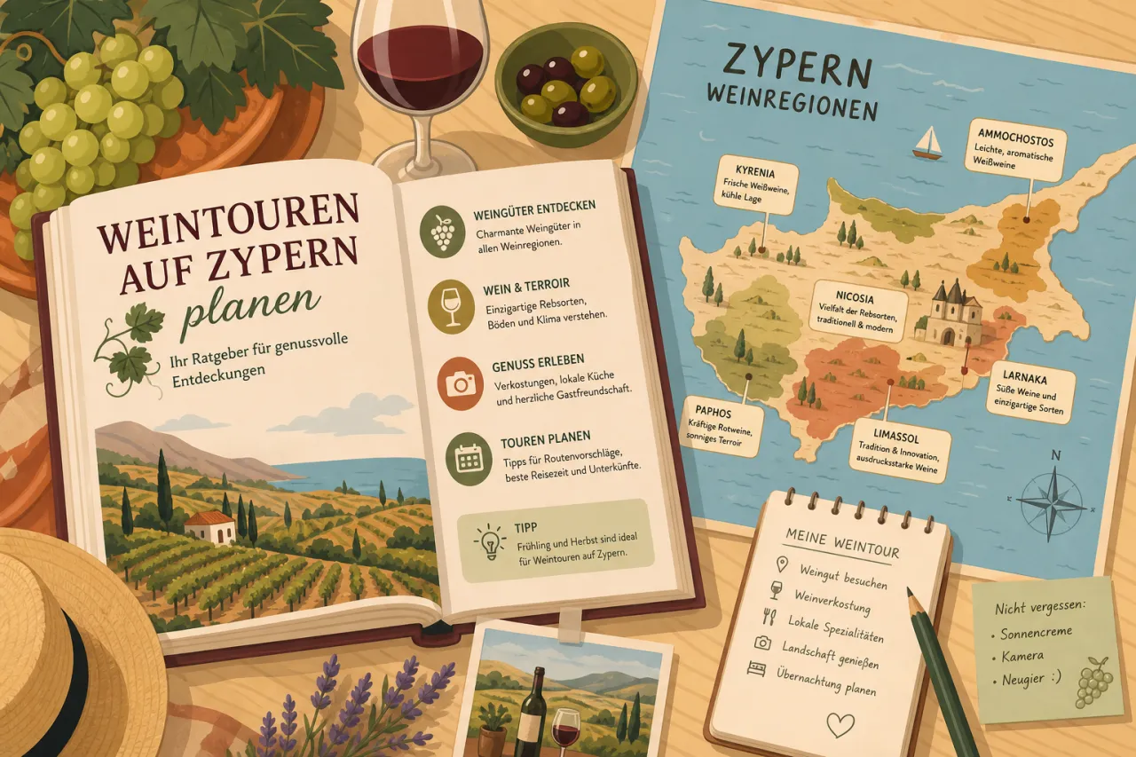 Weintouren auf Zypern: Die besten Weingüter und Weine