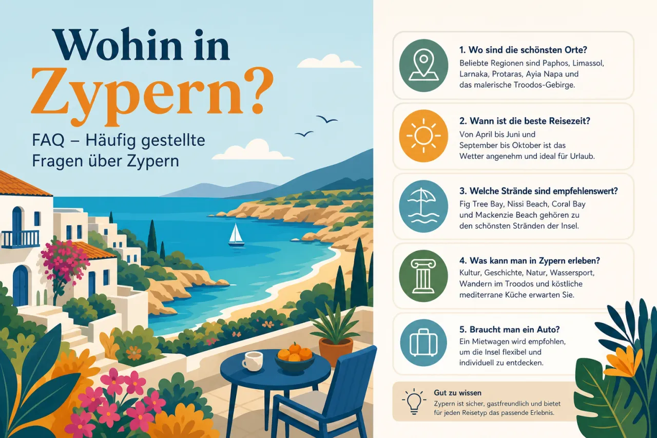 Wohin in Zypern?