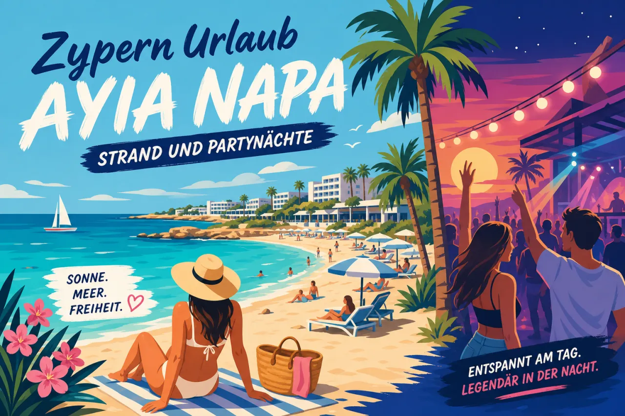 Zypern Urlaub Ayia Napa: Party und Strandvergnügen pur