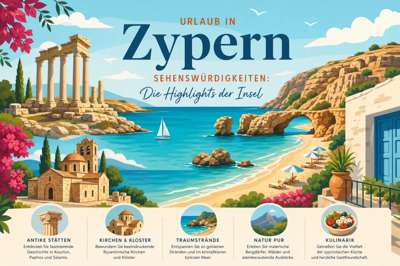 Zypern Urlaub Sehenswürdigkeiten: Die Highlights der Insel