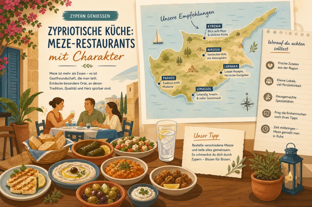 Zypriotische Küche: Die besten Meze-Restaurants