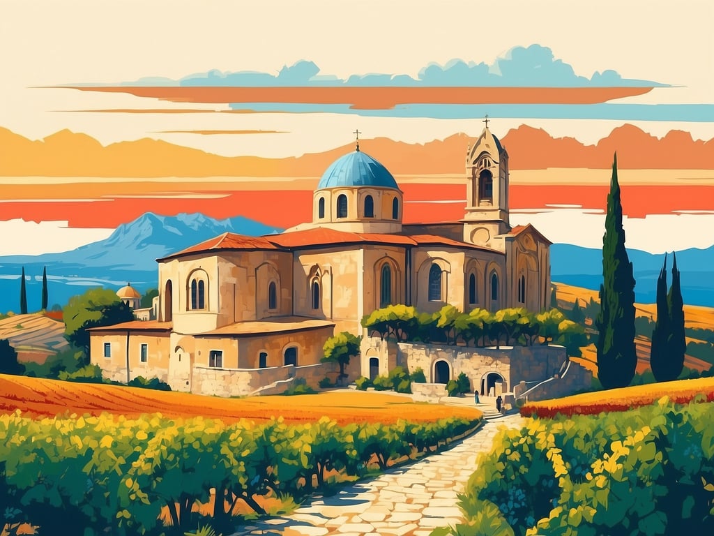 Kato Mylos in der Landschaft von Limassol